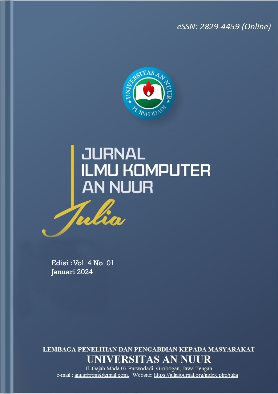 					View Vol. 4 No. 1 (2024): Julia Jurnal
				